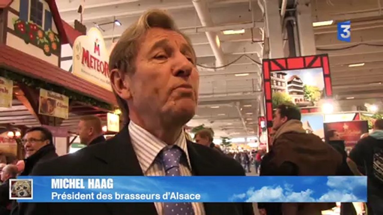 SIA 2013 : Michel Haag et la hausse de la taxe sur la bière