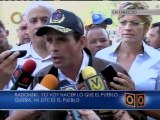 Capriles: si hay jefes de partidos que no me quieren, están en su derecho, me interesa que me quiera el pueblo
