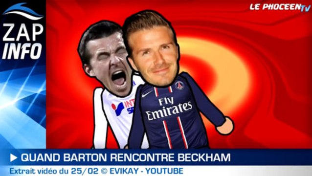 Zap Info : Beckham met Barton KO...