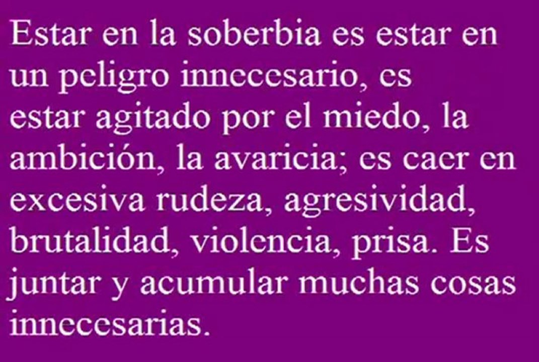 La soberbia