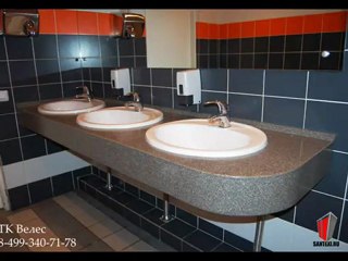 Сантехнические перегородки, офисные перегородки, столешницы из искусственного камня