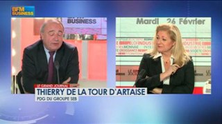 Thierry de la Tour d'Artaise, PDG du Groupe SEB - 26 février - BFM : Le Grand Journal 4/4