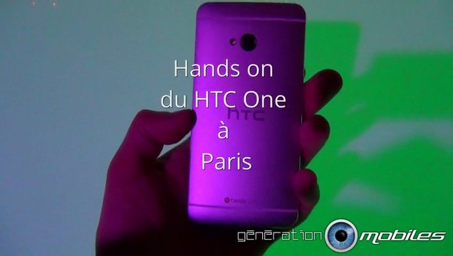 HTC ONE hands on Paris SENSE 5.0 avec HTC BlinkFeed, HTC BoomSound, HTC Zoe