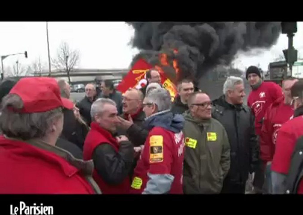 Les Goodyear mettent le feu à 1173 kilos de pneus