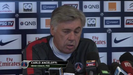 CdF, 8e de finale - Ancelotti : ''Beckham doit faire du Verratti''