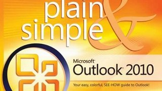 Technology Book Review: Microsoft Outlook 2010 Plain & Simple by Jim Boyce