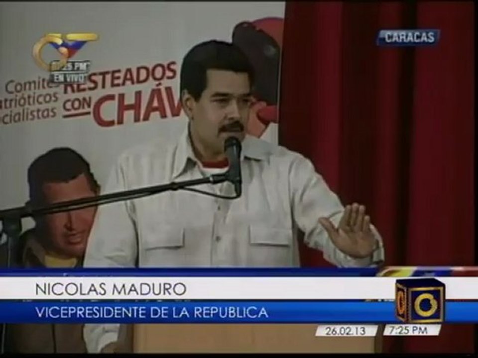 Maduro: Presidente Chávez continúa con "dificultades respiratorias"