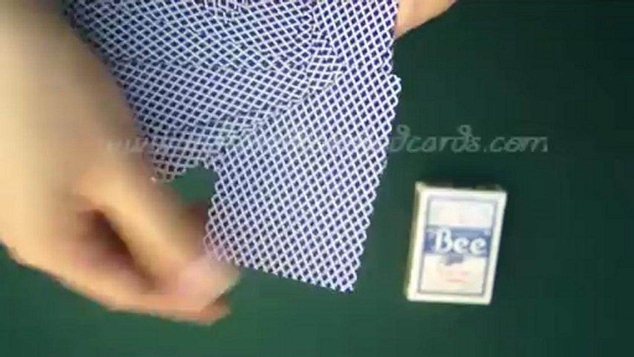 Отмеченные карт--Bee(blue)3--покер обман