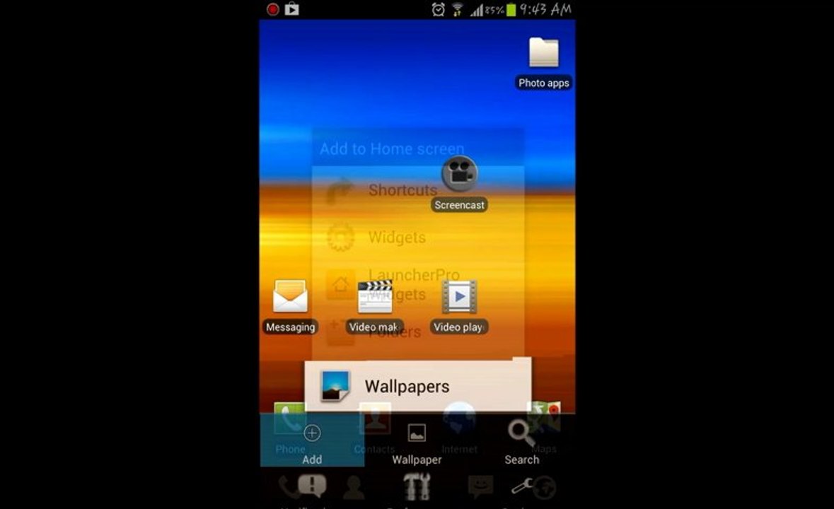 How to make your web browser bookmark as shortcut at your home-screen for Android