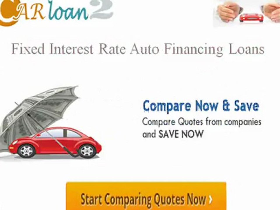 Fixed Interest Rate Car Financing Loans