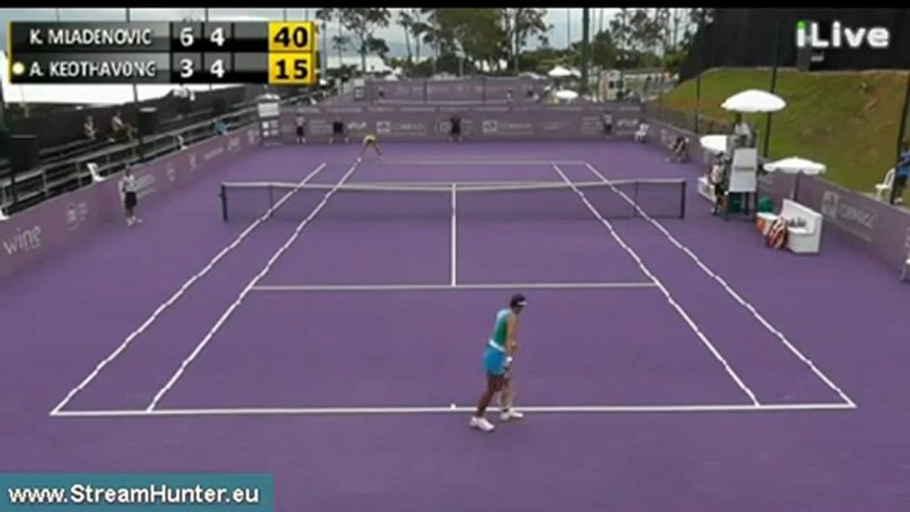 Kristina Mladenovic vs Anne Keothavong - 1R - WTA Florianopolis 2013