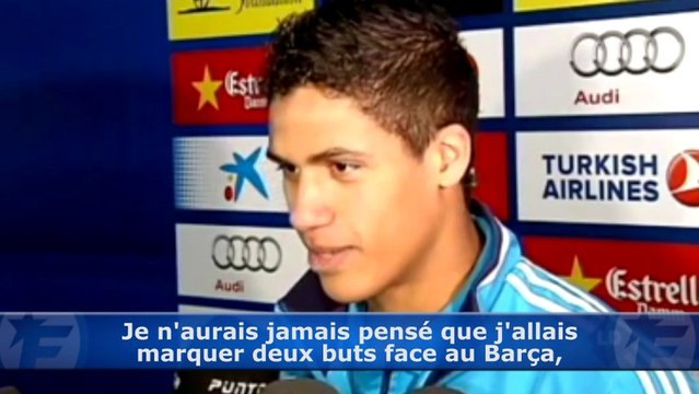 Varane : Je n'avais pas prévu de sauter dans les bras de Mourinho