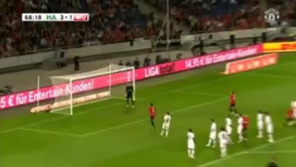 Sensacional golpe franco de Wayne Rooney