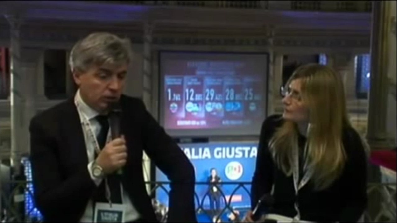 Zoggia - Elezioni 2013 - Attualmente i dati non garantiscono governabilità al Senato (25.02.13)