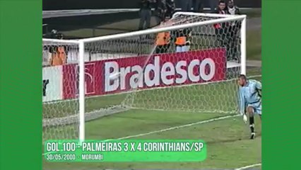 Alex de Souza - 100º golü - Palmeiras 3 x 4 Corinthians