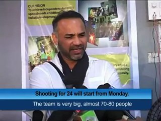 Shoot of TV show 24 starts Monday