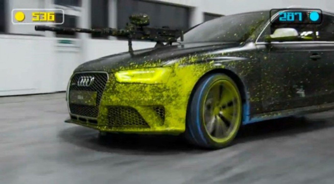 Duel Paintball Audi RS 4 2013
