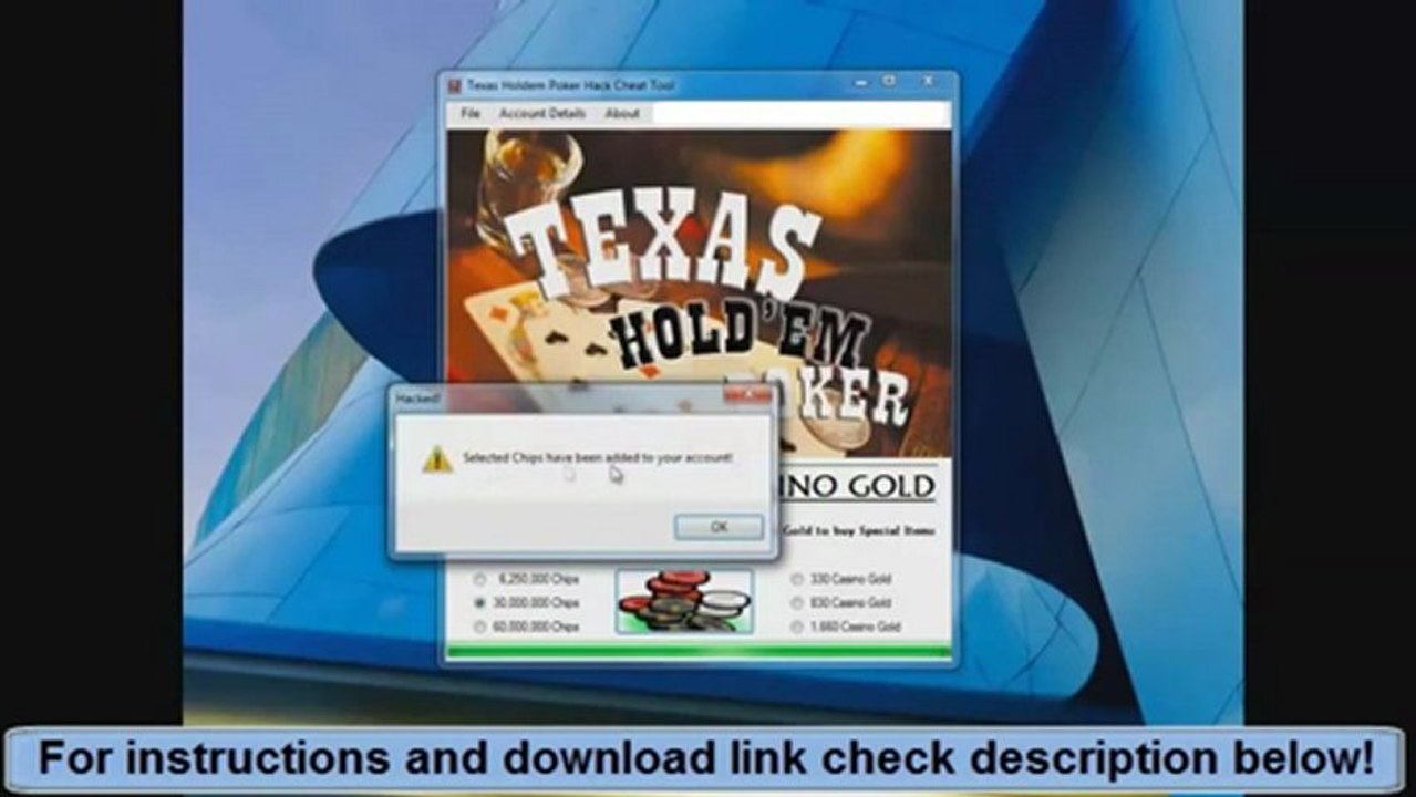 Texas holdem poker hack cheat March 2013 - FREE Download , Télécharger gratuitement