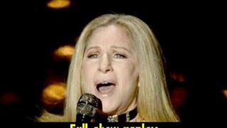 Singer actress Barbra Streisand performs onstage Oscars 2013