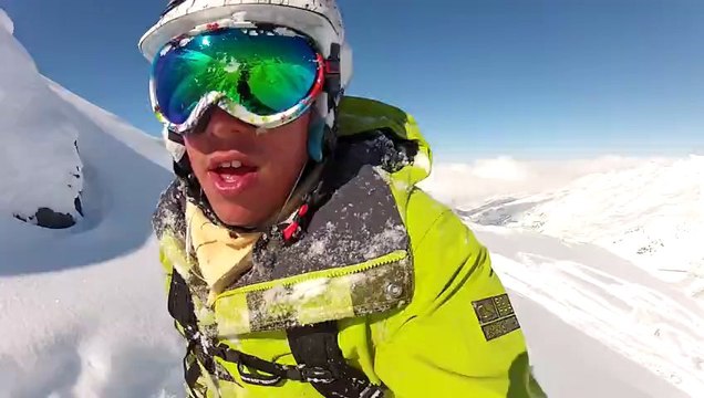 clip snowboard hors piste