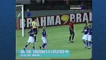 Alex de Souza - 157º e 158º gols - Cruzeiro 5 x 2 Atlético-P