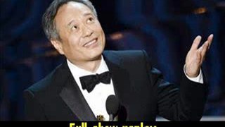 #Director Ang Lee accepts the Best Director award for Life of Pi onstage Oscars 2013