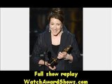 #Jacqueline Durran accepts the Best Costume Design award for Anna Karenina onstage Oscars 2013