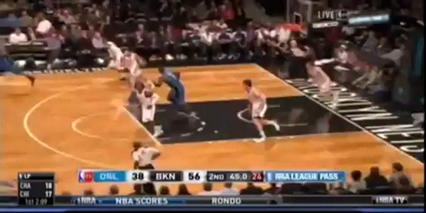 Funny Glen Baby Davis  GET THE FUCK IN THERE vs Nets 