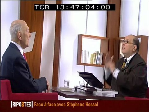 Stéphane Hessel dans RIPOSTES n°351 - Face à Face avec Serge Moati
