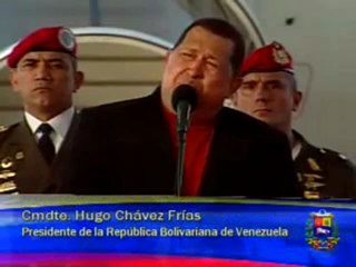 Así se despidió el presidente Chávez antes de viajar a Cuba para una nueva operación en febrero del 2012