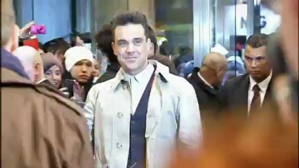 Robbie Williams launches fashion line Farrell in Berlin