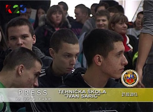 K23TV - Press iz prve ruke - Tehnička škola „Ivan Sarić”, Subotica - 27. februar 2013.