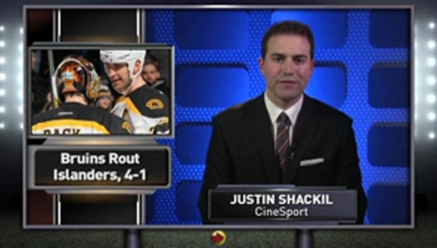 Streaking Bruins Take Out Islanders