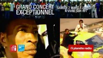 Concert Grand Corps Malade pour les 15 ans de RFI Planète Radio à Kinshasa