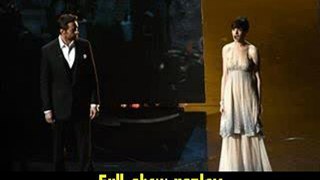 Academy Awards Hugh Jackman and actress Anne Hathaway perform onstage Oscars 2013