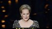 Academy Awards Actress Meryl Streep presents the Best Actor award onstage Oscars 2013