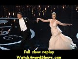 Academy Awards Channing Tatum and Charlize Theron dance onstage Oscars 2013