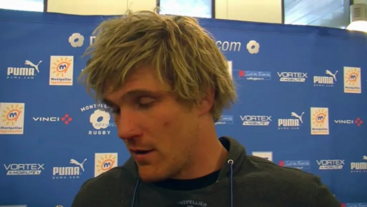 Rémy Martin après Montpellier Hérault Rugby - Bordeaux : 23/02/2013