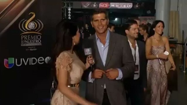 Entrevista a Christian Meier detrás del escenario en 'Premio lo Nuestro 2013'