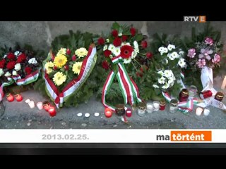 Ma történt A kommunizmus áldozataira emlékeztek 2013.02.25.