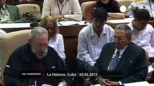 Cuba: rare apparition publique de Fidel Castro - no comment
