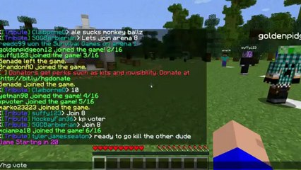 Minecraft - Server Spotlight! Minecustom's Hunger Games!