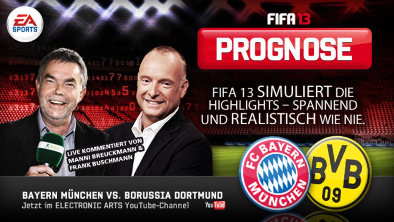 FIFA 13 - Prognose | Pokalspiel: 'Bayern München - Borussia Dortmund' [Deutsch] | HD