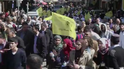 Ramallah: marche de solidarité pour les détenus palestiniens