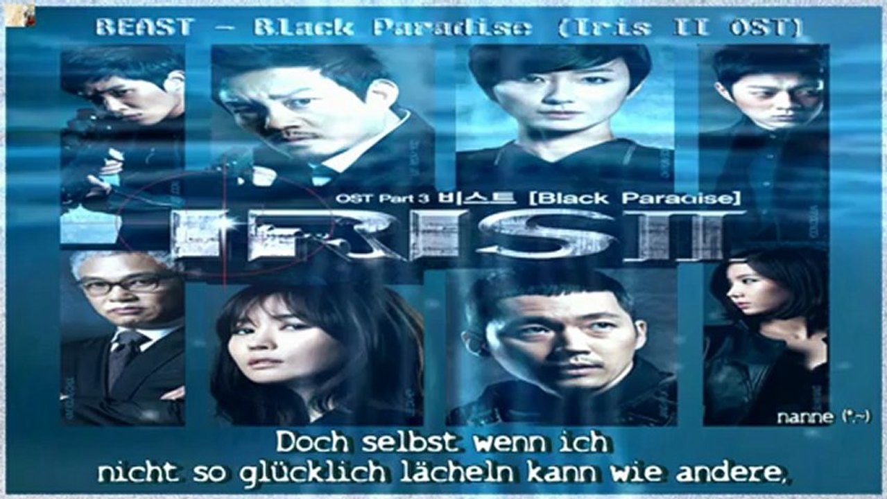 BEAST - Black Paradise (Iris II OST) k-pop [german sub]