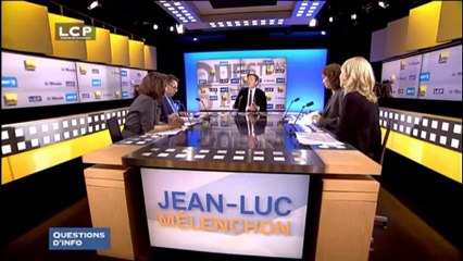 J.L. Mélenchon à "Questions d'Info" sur LCP le 27/02/2013