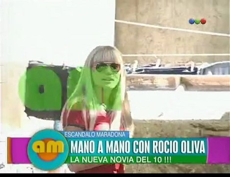 Rocio Oliva: No estoy embarazada de Maradona