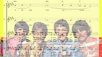 CHOIR ARRANGEMENT - With A Little Help From My Friends (The Beatles)