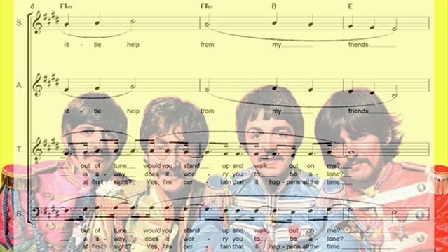 CHOIR ARRANGEMENT - With A Little Help From My Friends (The Beatles)