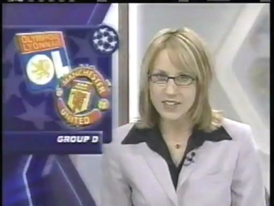 2004 (September 15) Olympique Lyonnais (France) 2-Manchester United (England) 2 (Champions League)